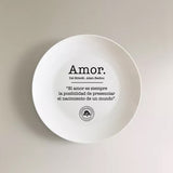 Plato cerámica entusiasmos filosóficos