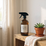 Dispensador spray ámbar vidrio 500 ml