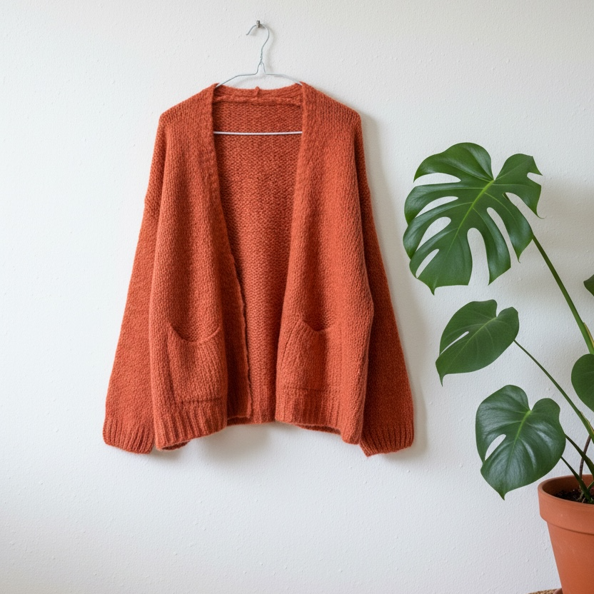 Chaleco bolsillos mohair