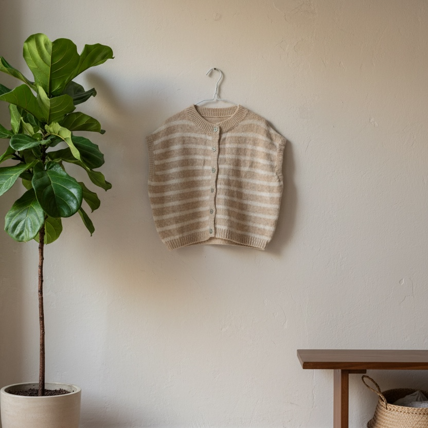 Chaleco corto líneas