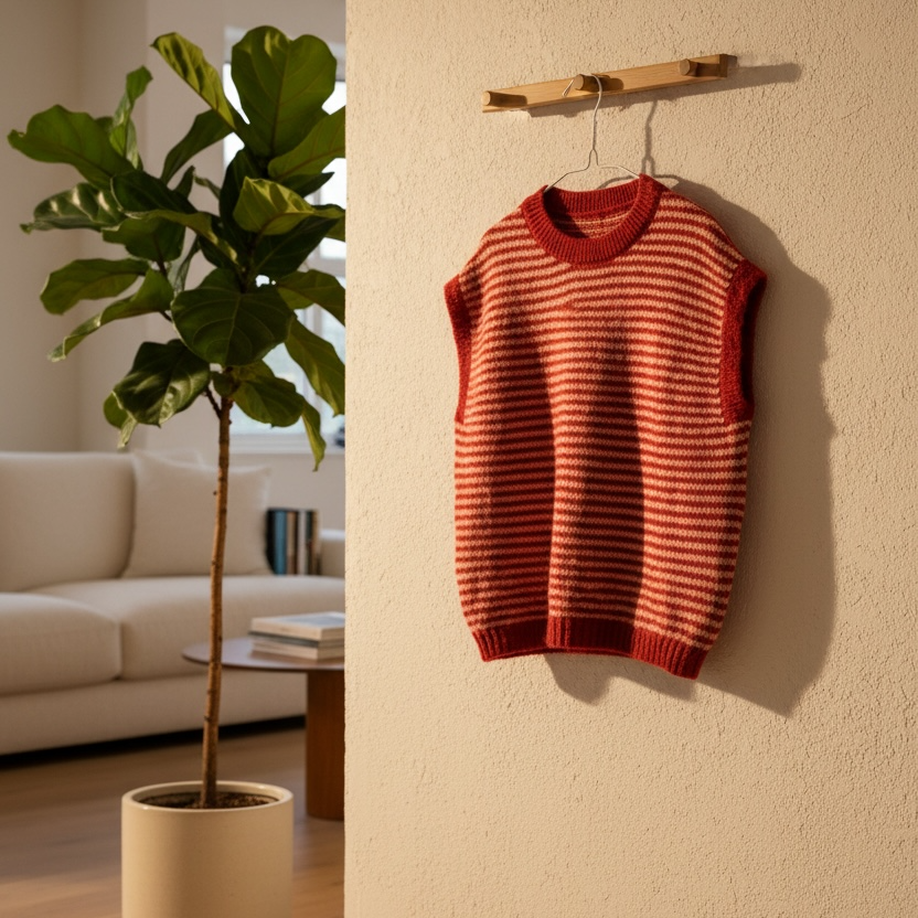 Sweater corto líneas