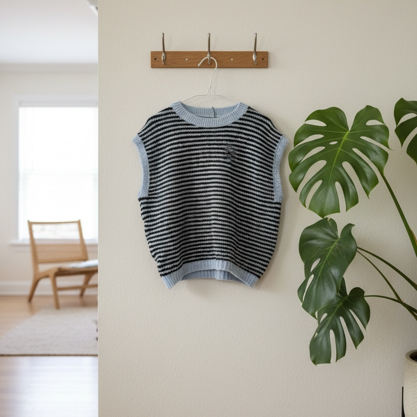 Sweater corto líneas