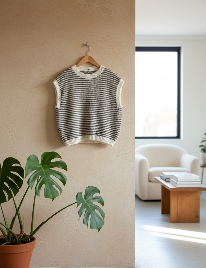 Sweater corto líneas
