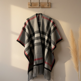 Poncho flecos