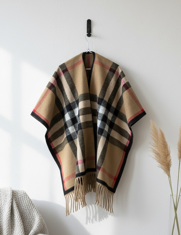 Poncho flecos