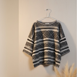 Sweater viscosa geométrico