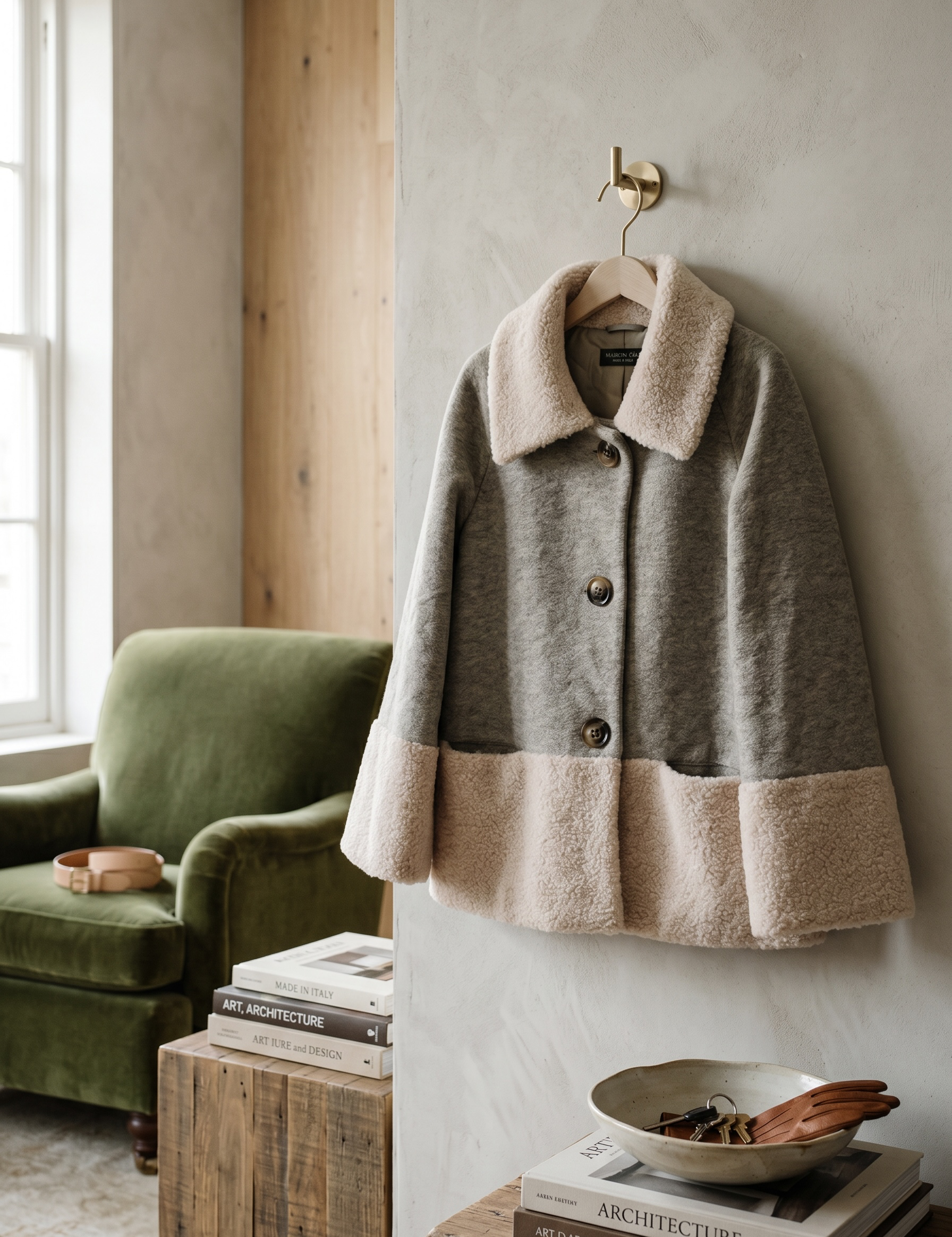 Chaqueta lana italiana