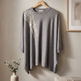Sweater mostacillas oversize
