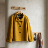 Chaqueta lana botones italiana