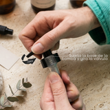 Dispensador ámbar vidrio 500 ml