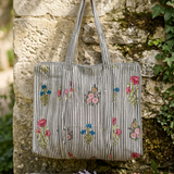 Bolso algodón flores