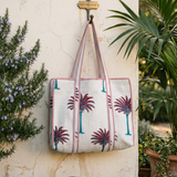 Bolso algodón palmeras