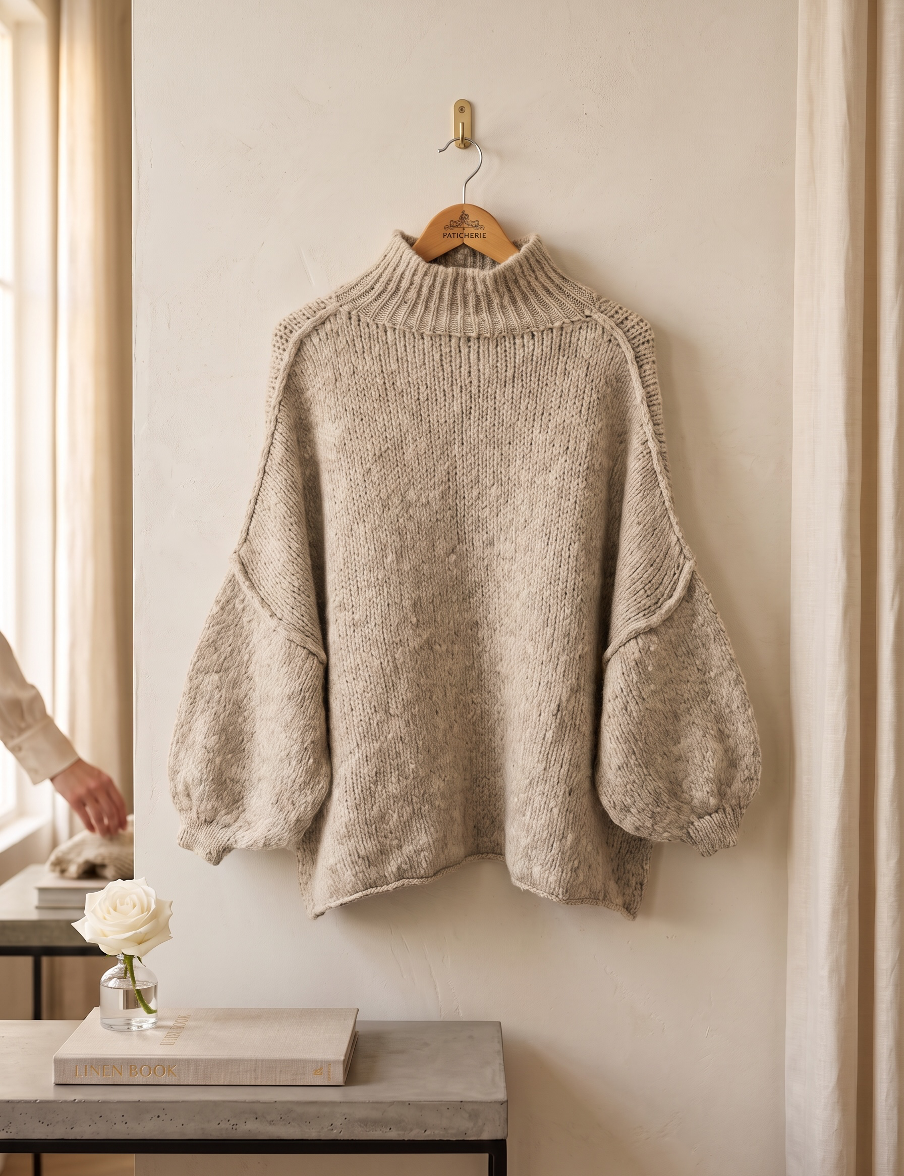 Sweater manga globo italiano