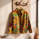 Chaqueta terciopelo mostaza