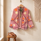 Chaqueta terciopelo rosa
