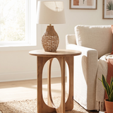 Mesa lateral madera abedul