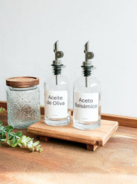 Alcuza vidrio 350 ml