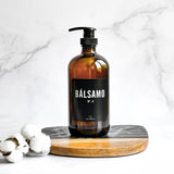 Dispensador ámbar vidrio 500 ml negro