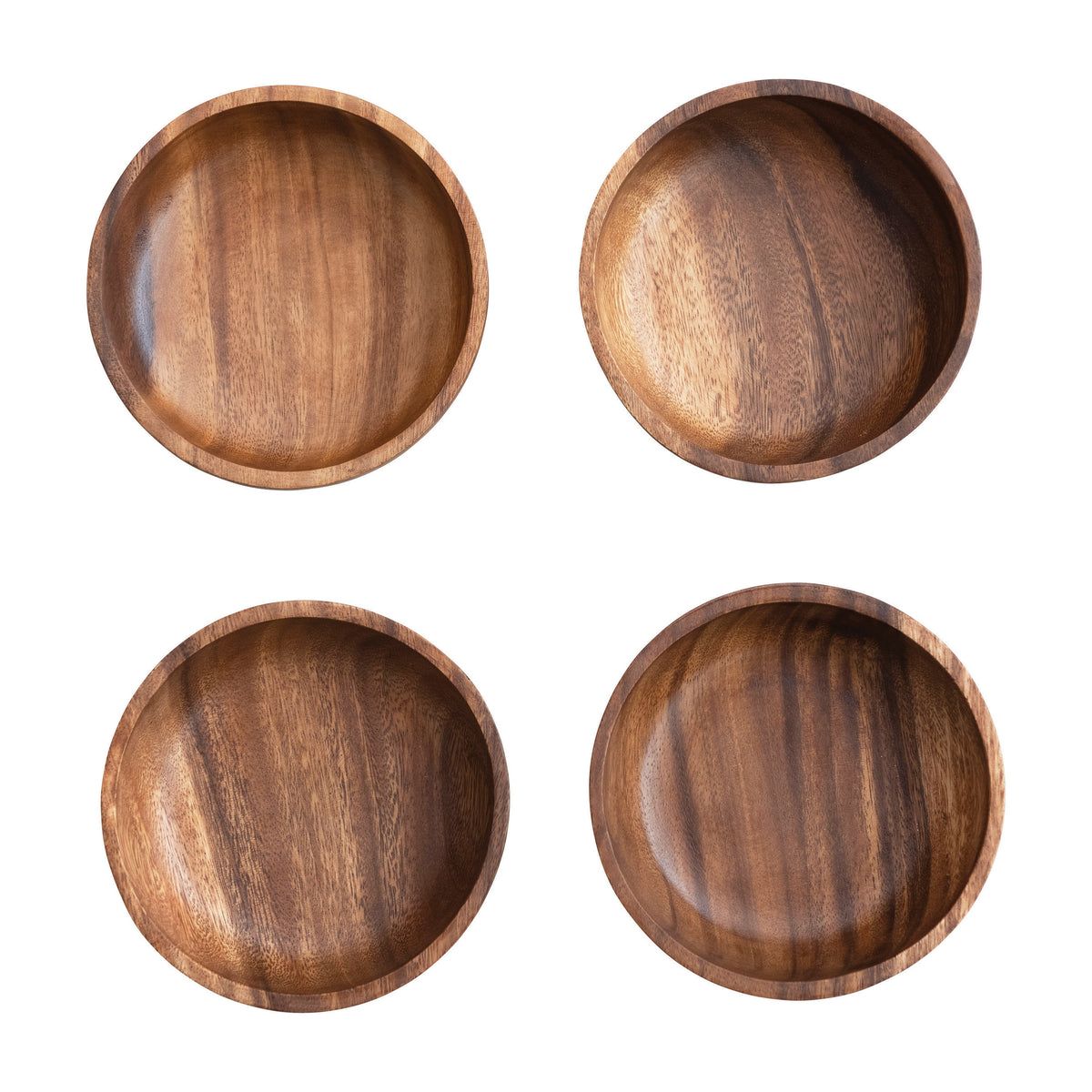 Set bowls madera acacia