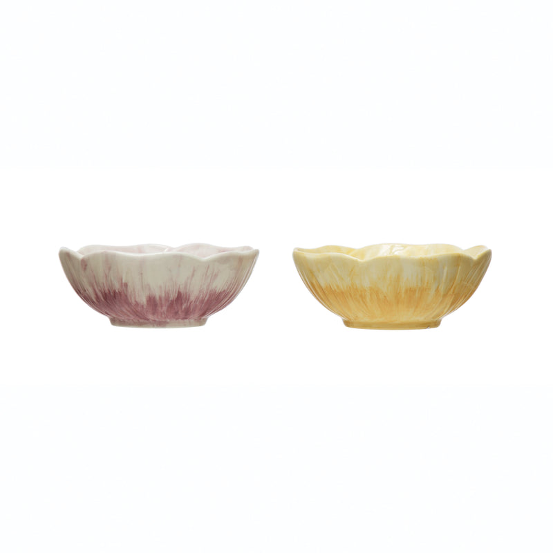 Set bowls flor cerámica