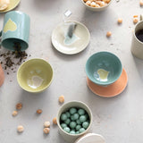 Set bowls corazón cerámica