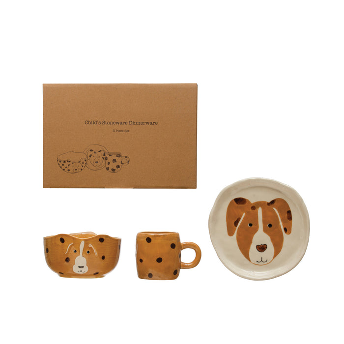 Set té perro cerámica