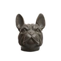 Jarrón bulldog francés cerámica