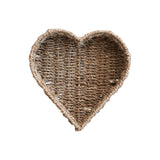 Canasto corazón yute