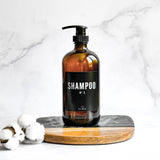 Dispensador ámbar vidrio 500 ml negro