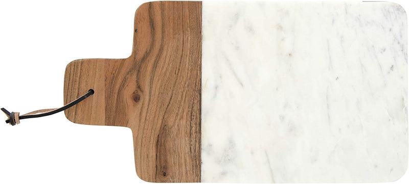 Tabla madera mármol rectangular