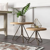 Pedestal madera fierro