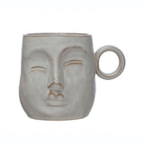 Taza rostro cerámica