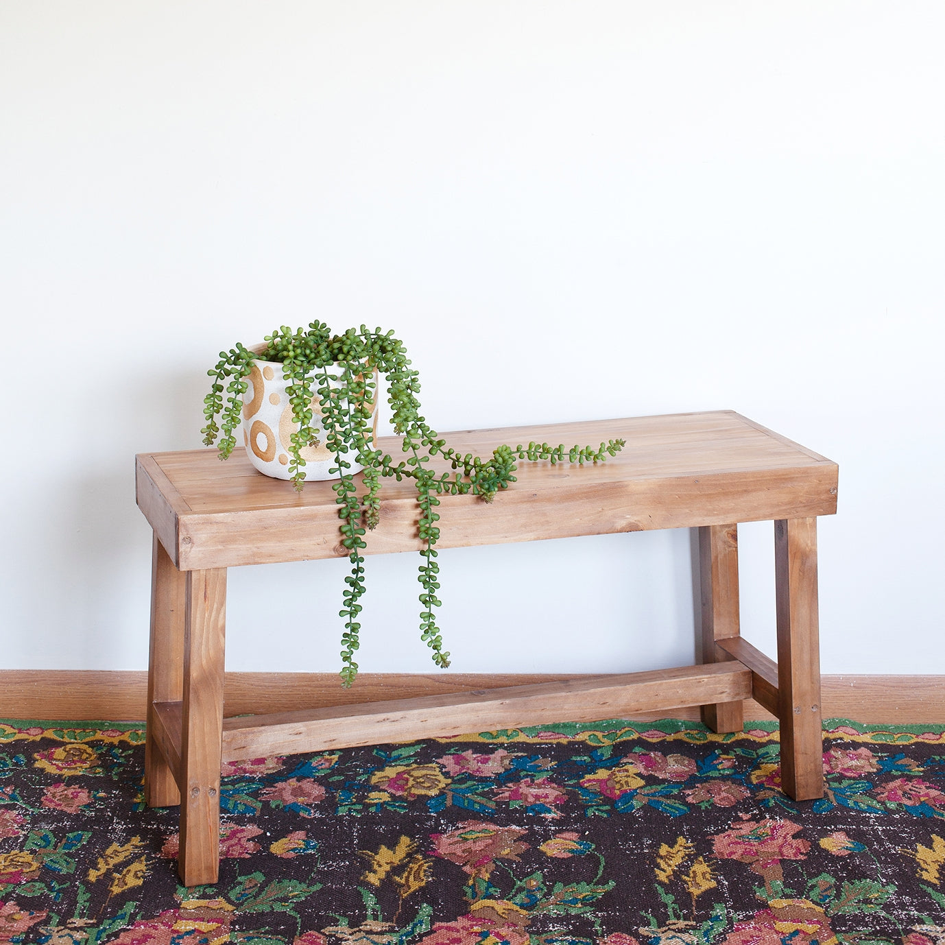Banqueta madera rústica