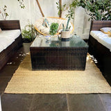 Alfombra yute rectangular