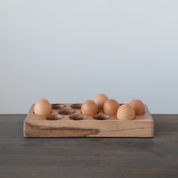 Bandeja madera porta huevos