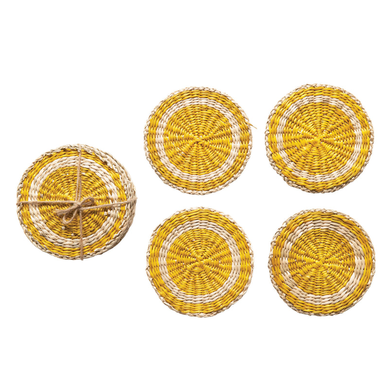 Posavasos fibra mostaza