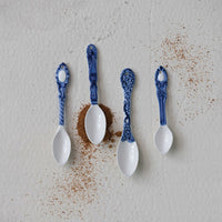 Set cucharas cerámica pintadas